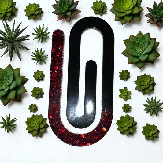 📖 Nouveauté – Marque-page trombone en résine ✨