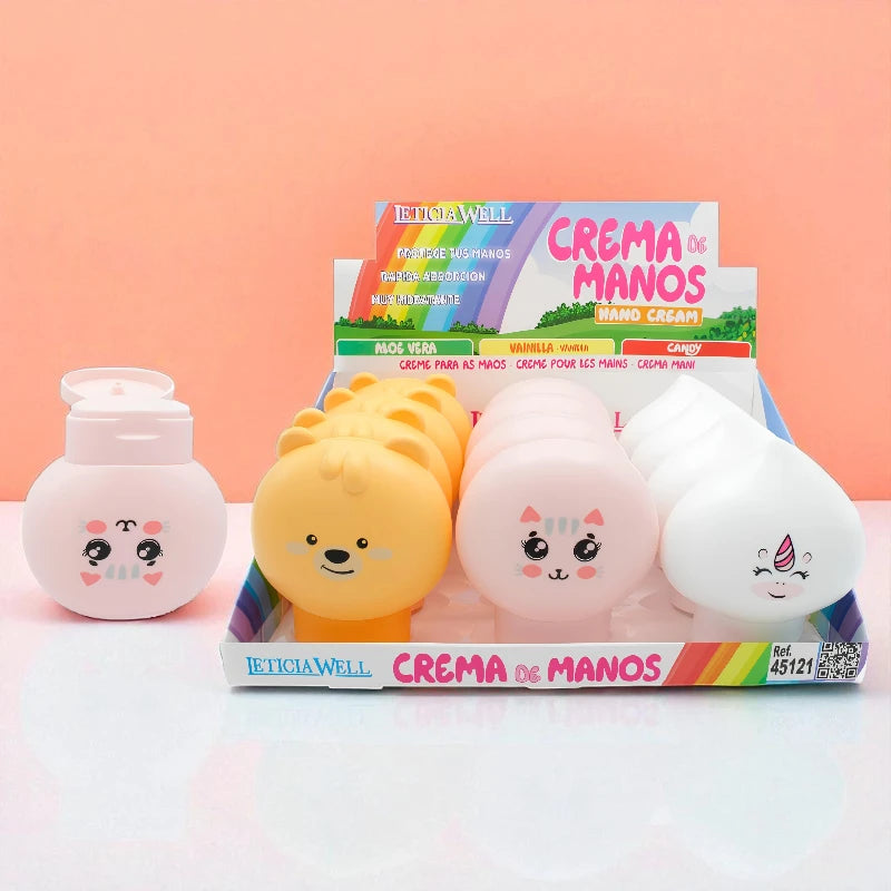 🧴 Crème pour les Mains – ALOE VERA, VANILLE, BONBON – Leticia Well