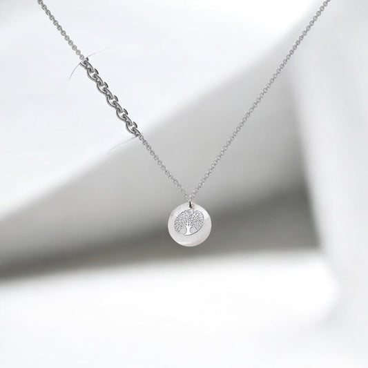 ✨ Collier Arbre de Vie & Nacre ✨