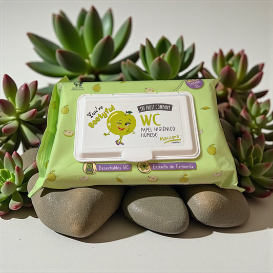 🍏 Papier hygiénique humide – The Fruit Company – Senteur Pomme