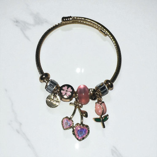 ✨ Bracelet Charms Printemps Féérique ✨
