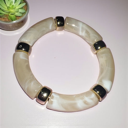 Bracelet Moderne Femme – Motif Marbre Vintage