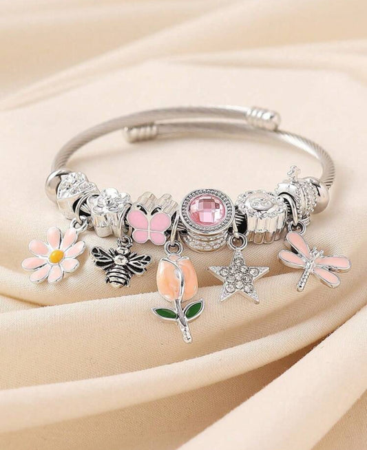 ✨ Bracelet Charms Printemps Féérique ✨
