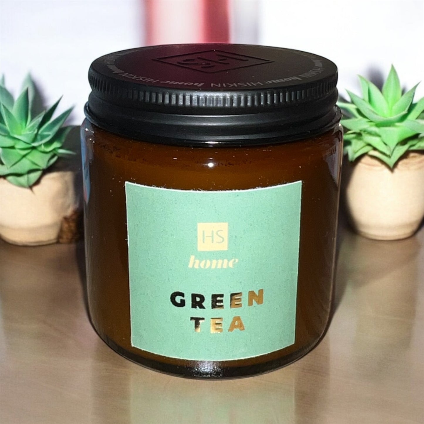 Bougie Cire de Soja Premium Parfum THÉ VERT 100ml – HiSkin