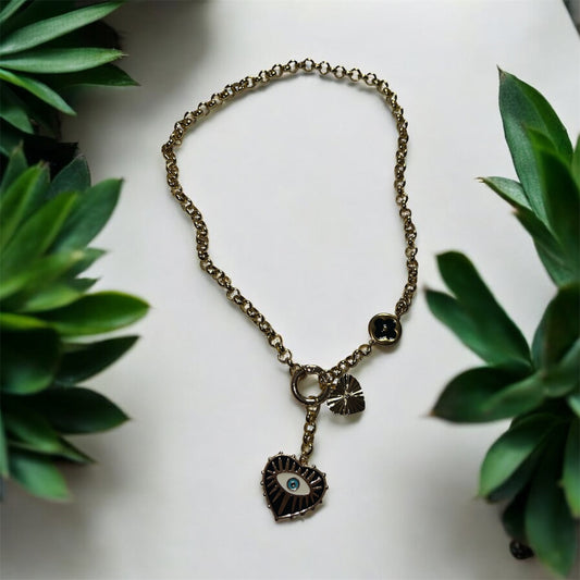 ✨ Collier en acier inoxydable – Moderne & Tendance