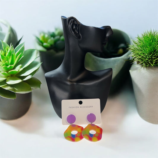 ✨ Boucles d’oreilles fantaisie & colorées