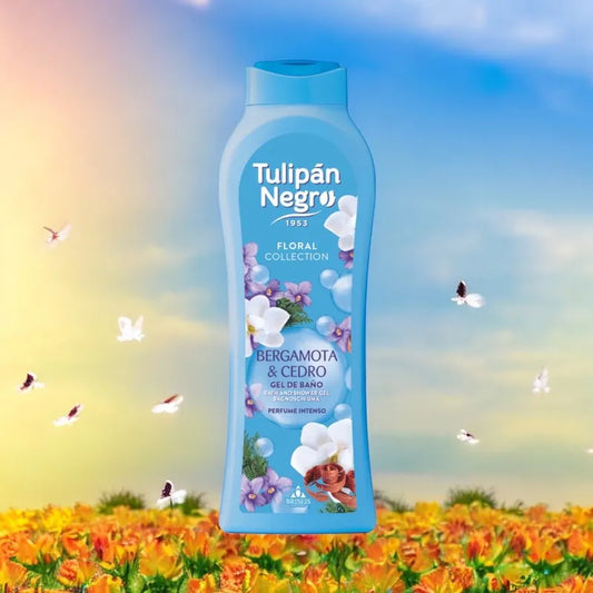 GEL DOUCHE TULIPAN NEGRO BERGAMOTE & CÈDRE 650ML
