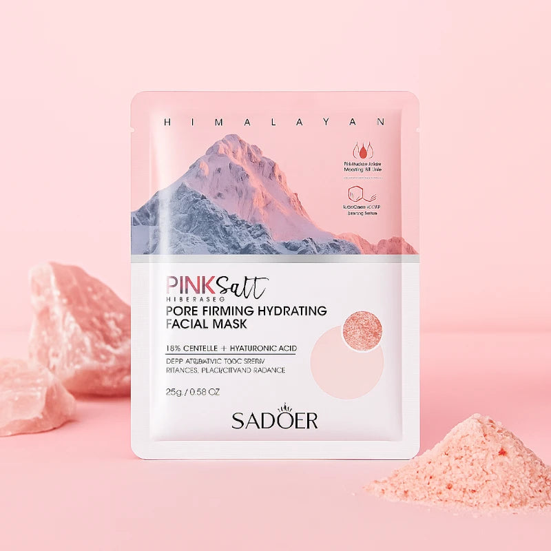 🌸 Masques Visage Hydratants & Raffermissants au Sel Rose de l’Himalaya – SADOER