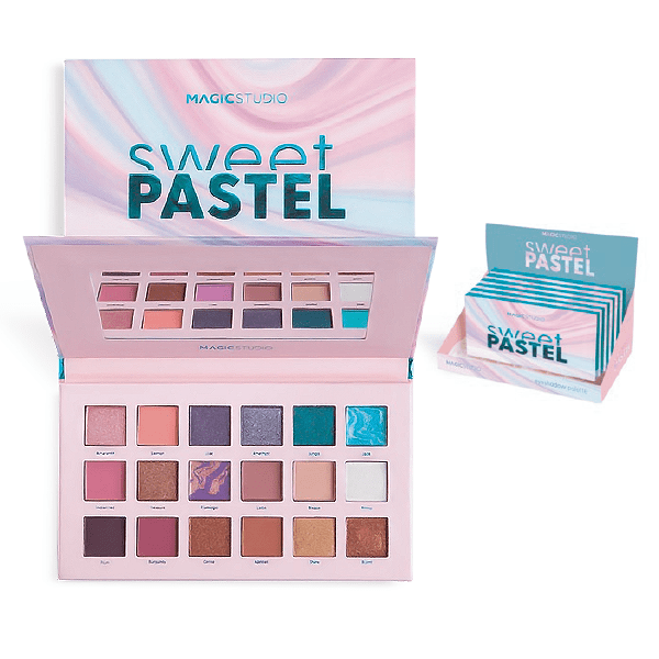 Magic Studio – Palette Sweet Pastel | 18 Fards 🎨✨